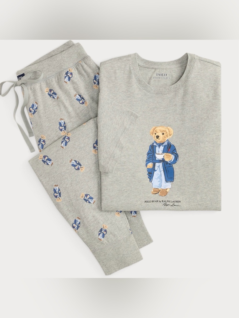 Polo Bear Cotton Jersey Sleep Set by Ralph Lauren Men’s